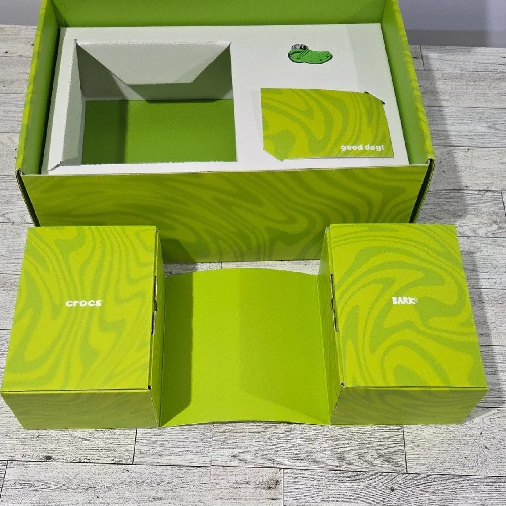 Barkbox CROCS MEDIUM Lime Green For DOGS